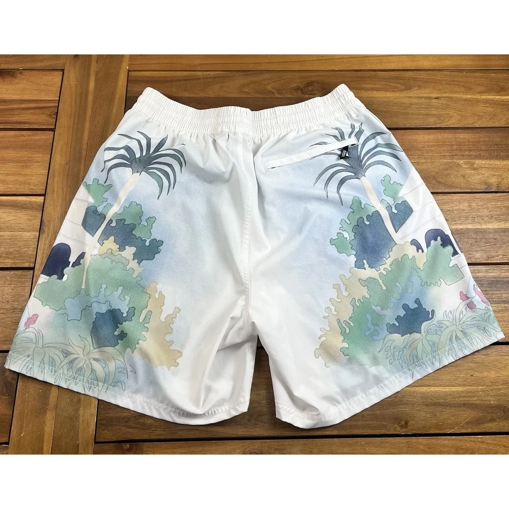 Vans Primary Resorty Elastic Boardshorts Men's L Swim Trunks Tropical NWOT